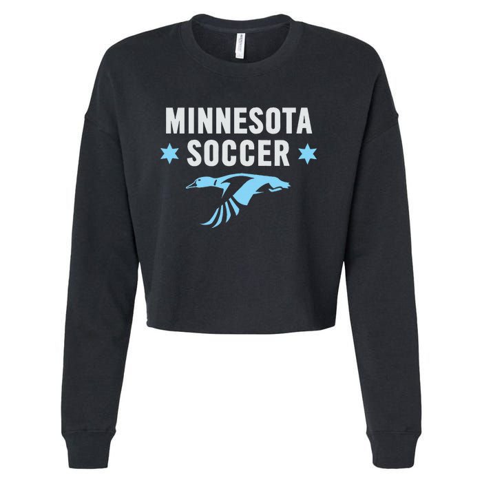 Minnesota Soccer Fan Gear Fc United Cropped Pullover Crew