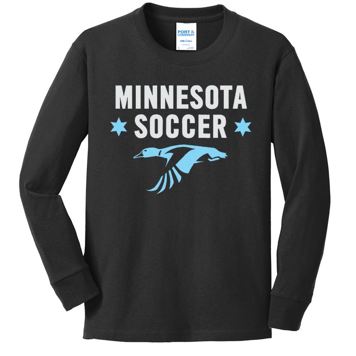 Minnesota Soccer Fan Gear Fc United Kids Long Sleeve Shirt