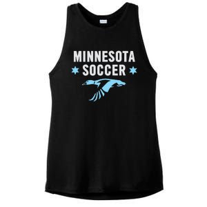 Minnesota Soccer Fan Gear FC United Ladies PosiCharge Tri-Blend Wicking Tank