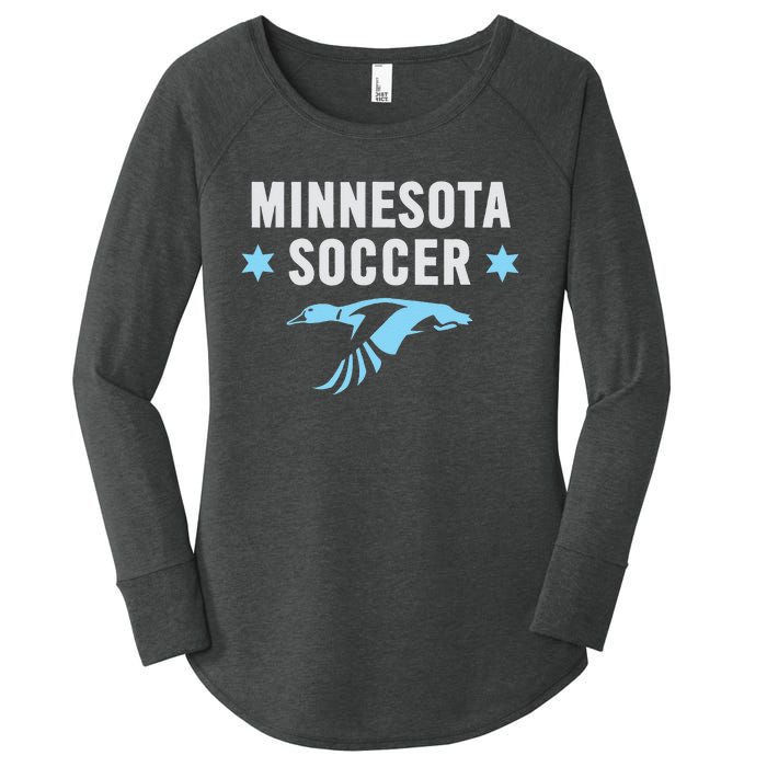 Minnesota Soccer Fan Gear FC United Women's Perfect Tri Tunic Long Sleeve Shirt