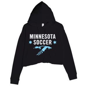 Minnesota Soccer Fan Gear FC United Crop Fleece Hoodie