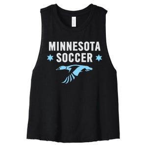 Minnesota Soccer Fan Gear FC United Women's Racerback Cropped Tank