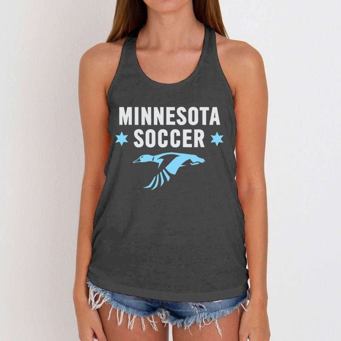 Minnesota Soccer Fan Gear FC United Women's Knotted Racerback Tank