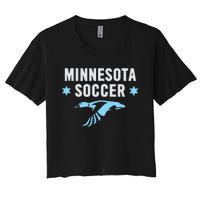 Minnesota Soccer Fan Gear FC United Women's Crop Top Tee