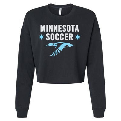 Minnesota Soccer Fan Gear FC United Cropped Pullover Crew