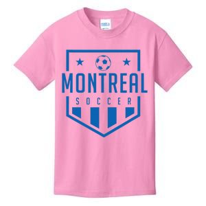 Montreal Soccer Futbol Jersey Kit Badge Match Day Kids T-Shirt