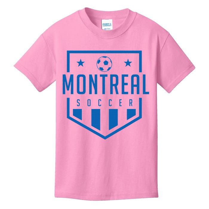 Montreal Soccer Futbol Jersey Kit Badge Match Day Kids T-Shirt