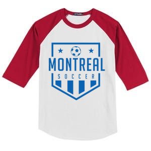 Montreal Soccer Futbol Jersey Kit Badge Match Day Kids Colorblock Raglan Jersey