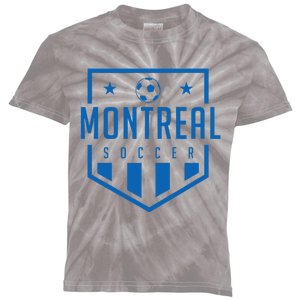 Montreal Soccer Futbol Jersey Kit Badge Match Day Kids Tie-Dye T-Shirt