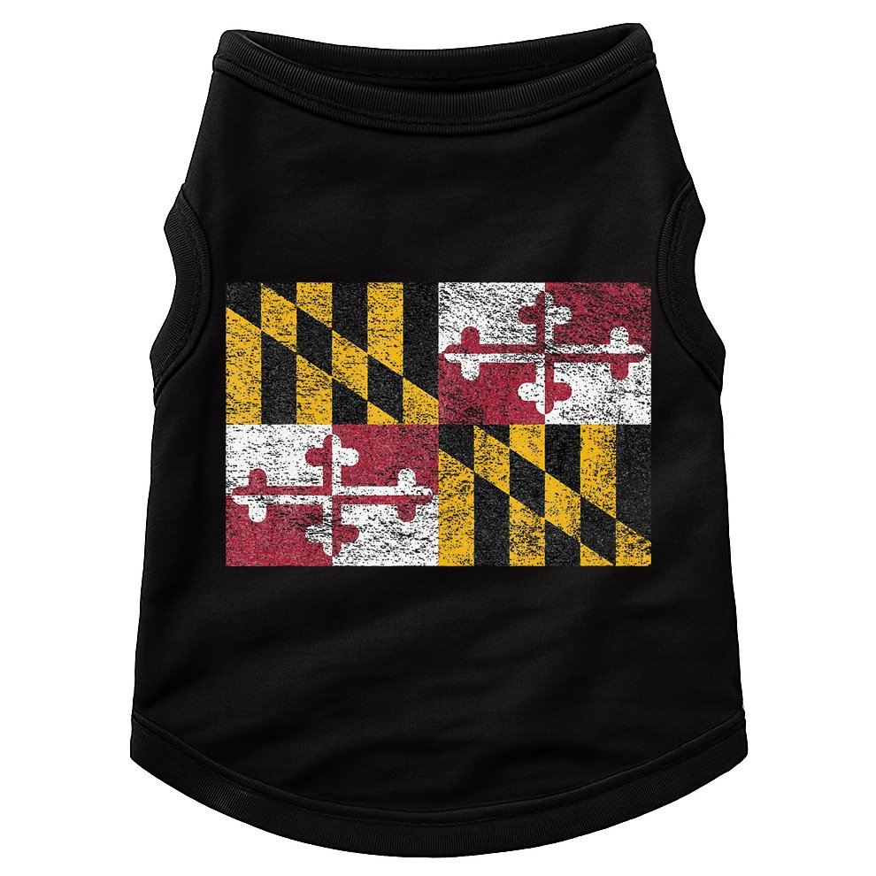 MARYLAND STATE FLAG ANNAPOLIS BALTIMORE CHESAPEAKE BAY Doggie Tank