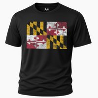 MARYLAND STATE FLAG ANNAPOLIS BALTIMORE CHESAPEAKE BAY Cooling Performance Crew T-Shirt