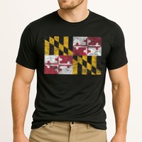 MARYLAND STATE FLAG ANNAPOLIS BALTIMORE CHESAPEAKE BAY Cooling Performance Crew T-Shirt