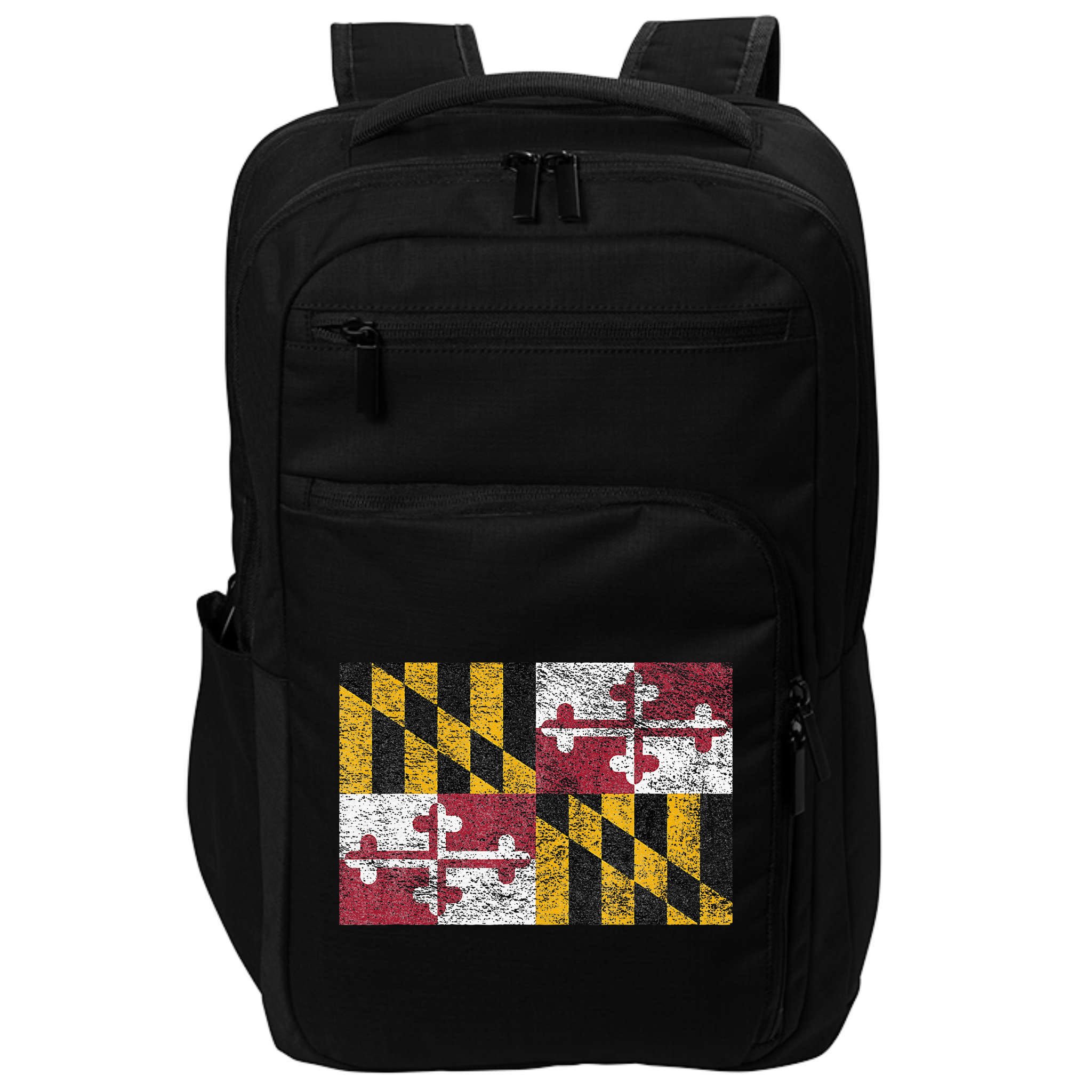 MARYLAND STATE FLAG ANNAPOLIS BALTIMORE CHESAPEAKE BAY Impact Tech Backpack