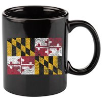 MARYLAND STATE FLAG ANNAPOLIS BALTIMORE CHESAPEAKE BAY 11oz C Handle Ceramic Mug