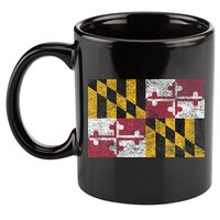 MARYLAND STATE FLAG ANNAPOLIS BALTIMORE CHESAPEAKE BAY 11oz C Handle Ceramic Mug