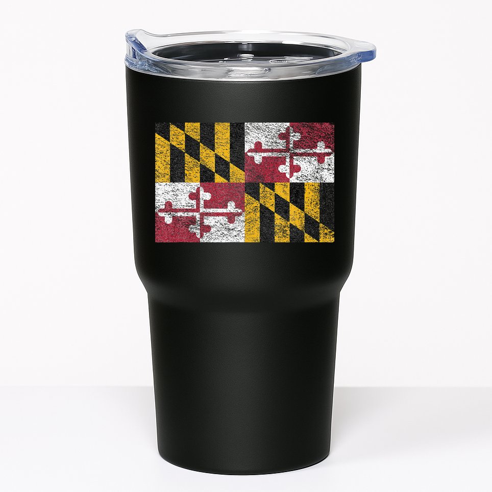 MARYLAND STATE FLAG ANNAPOLIS BALTIMORE CHESAPEAKE BAY Tumbler