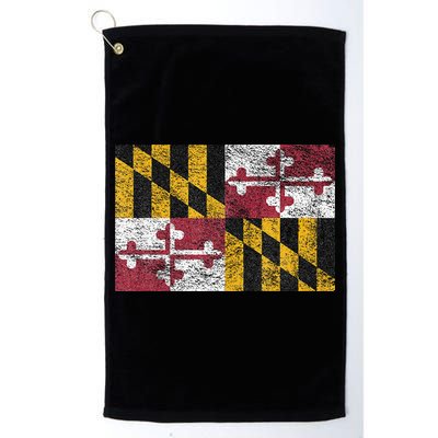 MARYLAND STATE FLAG ANNAPOLIS BALTIMORE CHESAPEAKE BAY Golf Towel
