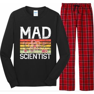 Mad Scientist Funny Science Teacher Long Sleeve Pajama Set