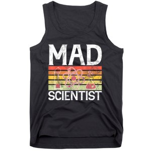 Mad Scientist Funny Science Teacher Tank Top