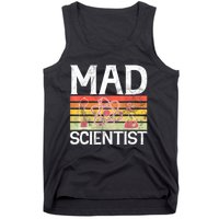 Mad Scientist Funny Science Teacher Tank Top