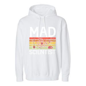 Mad Scientist Funny Science Teacher Garment-Dyed Fleece Hoodie