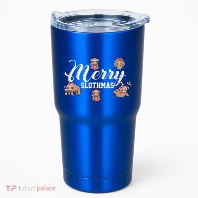 Merry Slothmas Funny Sloth Christmas Cute Animal Kingdom Cute Gift Tumbler