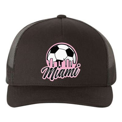 Miami Soccer Fansrelated Products Yupoong Adult 5-Panel Trucker Hat