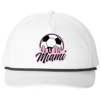 Miami Soccer Fansrelated Products Snapback Five-Panel Rope Hat