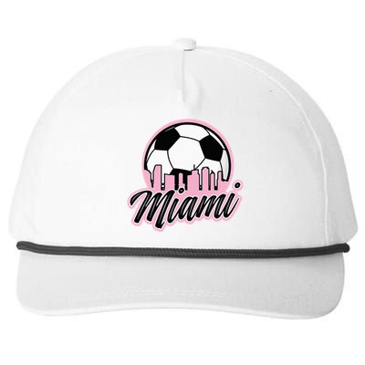 Miami Soccer Fansrelated Products Snapback Five-Panel Rope Hat