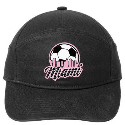 Miami Soccer Fansrelated Products 7-Panel Snapback Hat