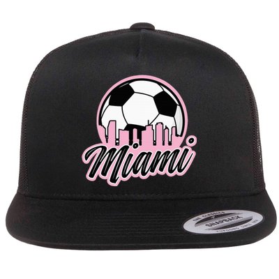 Miami Soccer Fansrelated Products Flat Bill Trucker Hat