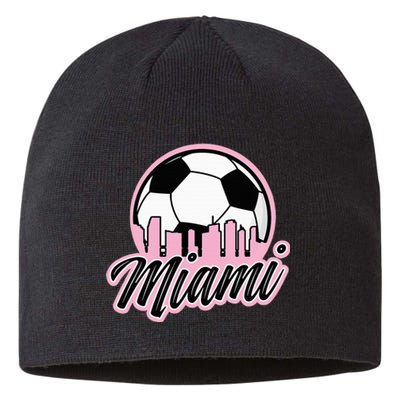 Miami Soccer Fansrelated Products Sustainable Beanie