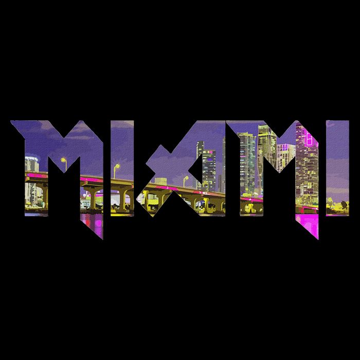 Miami Skyline Florida Vintage Pride Retro Tank Top