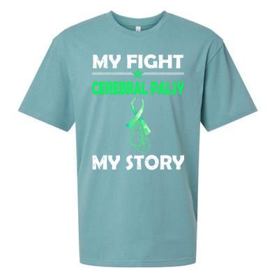 My Story Fight Against Cerebral Palsy Gift Sueded Cloud Jersey T-Shirt