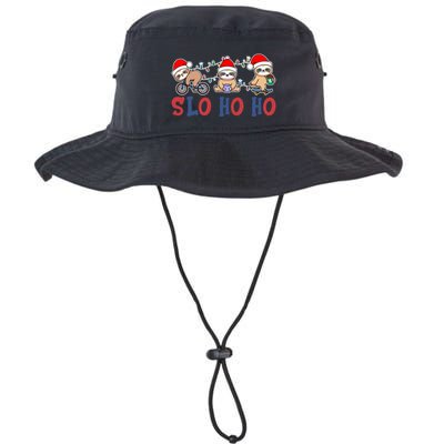 Merry Slothmas Funny Sloth Christmas Cute Animal Kingdom Gift Bucket Hat