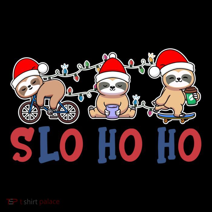 Merry Slothmas Funny Sloth Christmas Cute Animal Kingdom Gift Flatbill Hat