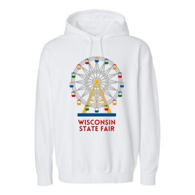 Minnesota State Fair Ferris Wheel County Fair Garment-Dyed Fleece Hoodie