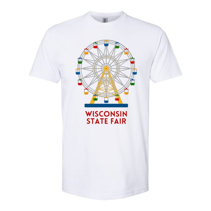 Minnesota State Fair Ferris Wheel County Fair Softstyle CVC T-Shirt