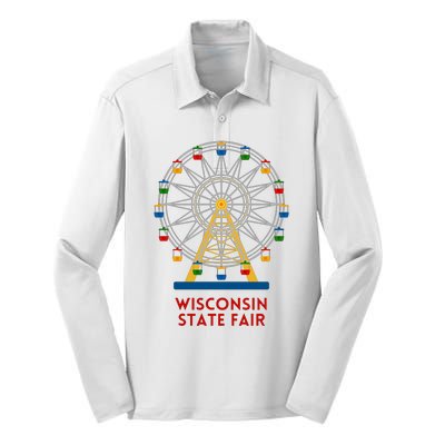 Minnesota State Fair Ferris Wheel County Fair Silk Touch Performance Long Sleeve Polo