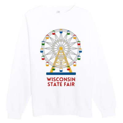 Minnesota State Fair Ferris Wheel County Fair Premium Crewneck Sweatshirt