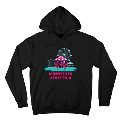 Minnesota State Fair Rollercoaster Ferris Wheel Amusement Hoodie