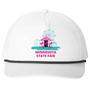 Minnesota State Fair Rollercoaster Ferris Wheel Amusement Snapback Five-Panel Rope Hat