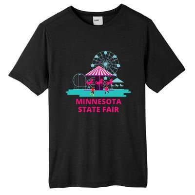 Minnesota State Fair Rollercoaster Ferris Wheel Amusement Tall Fusion ChromaSoft Performance T-Shirt