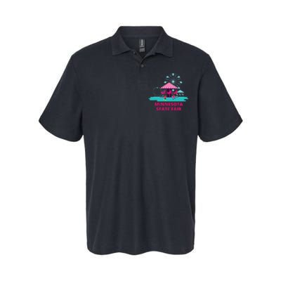 Minnesota State Fair Rollercoaster Ferris Wheel Amusement Softstyle Adult Sport Polo