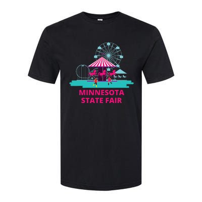 Minnesota State Fair Rollercoaster Ferris Wheel Amusement Softstyle CVC T-Shirt