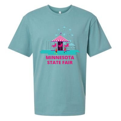 Minnesota State Fair Rollercoaster Ferris Wheel Amusement Sueded Cloud Jersey T-Shirt