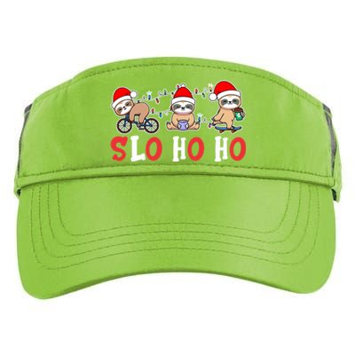 Merry Slothmas Funny Sloth Christmas Cute Animal Kingdom Gift Adult Drive Performance Visor