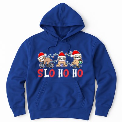 Merry Slothmas Funny Sloth Christmas Cute Animal Kingdom Gift Hoodie