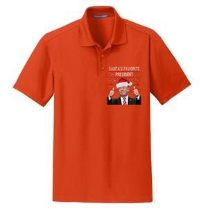 Maga SantaS Favorite President Funny Trump Xmas Pajamas Great Gift Dry Zone Grid Polo