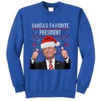 Maga SantaS Favorite President Funny Trump Xmas Pajamas Great Gift Sweatshirt